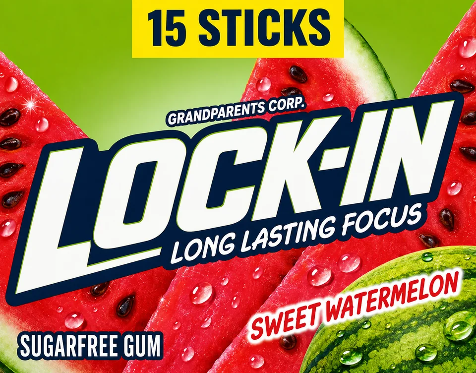 LOCK-IN Sweet Watermelon, 15 sticks